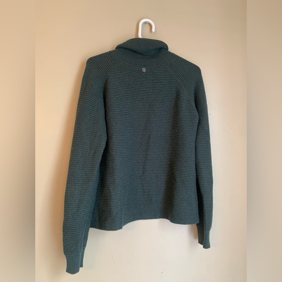 KUHL turtle Neck long sleeve sweater wool 7% blend pullover size medium - Picture 5 of 8